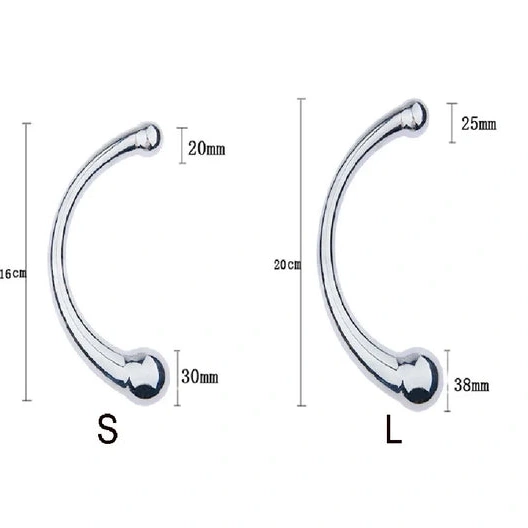 Anal Ended Elegant Hook 5858 Steel Stainless Double 0328